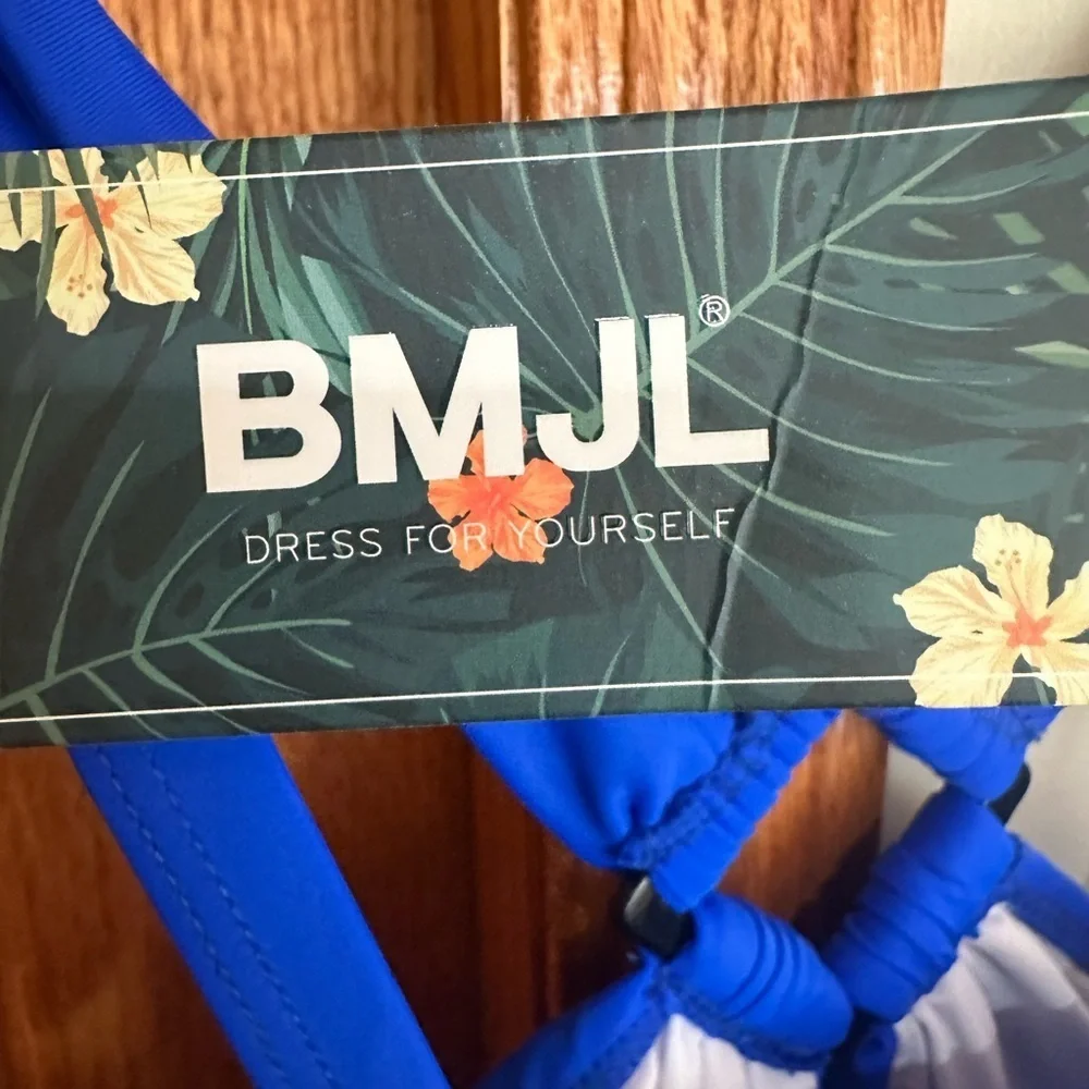 Stylish BMJL Women's Royal Blue One Piece Swimsuit
